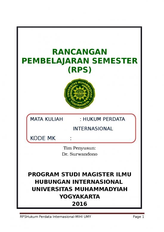 File - Hukum Perdata Id 22123 | Rps Mihi Hukum Perdata Internasional