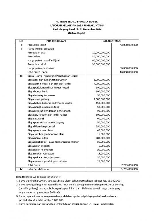 picture Laporan Laba Rugi 23577 | Soal Mp3 picture Laporan Laba Rugi 23577 | Soal Mp3