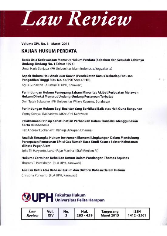 picture File - Hukum Perdata Id 22143 | Umar Haris Sanjaya Law Review Vol Xiv No 3 Maret 2015 picture File - Hukum Perdata Id 22143 | Umar Haris Sanjaya Law Review Vol Xiv No 3 Maret 2015