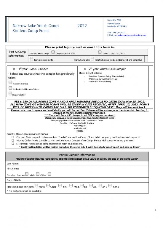 Work Spreadsheet 23772 Nlyc Camper Registration 2022